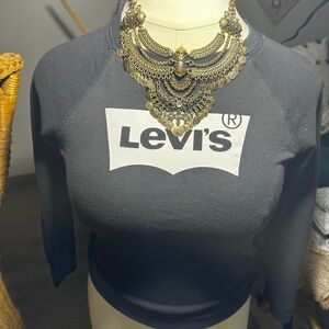 Levi's Black Sweatshirt for Women